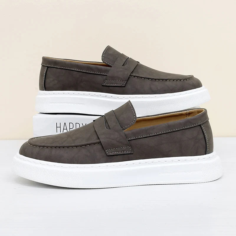 Schicke Leder Slipper