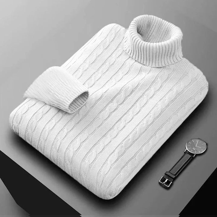 Premium Herren Rollkragenpullover