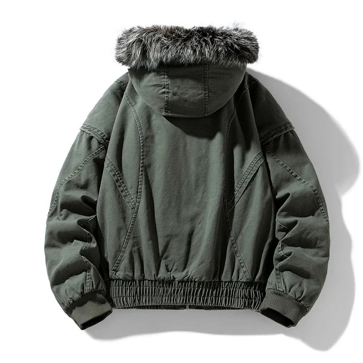 Elegante fleecegefütterte Cargojacke