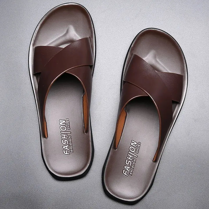 Elegante Leder Sandalen