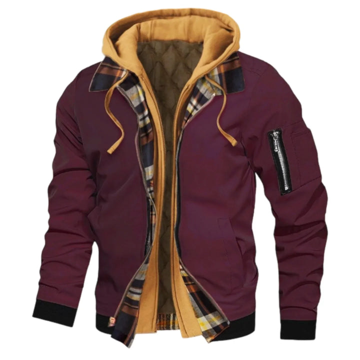 Lässige Jacke mit Kapuze