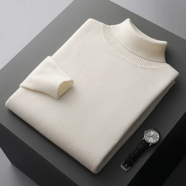 Monaco Merinowolle Rollkragenpullover