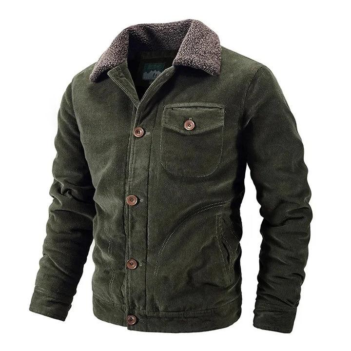 Elegante warme wattierte Baumwolljacke