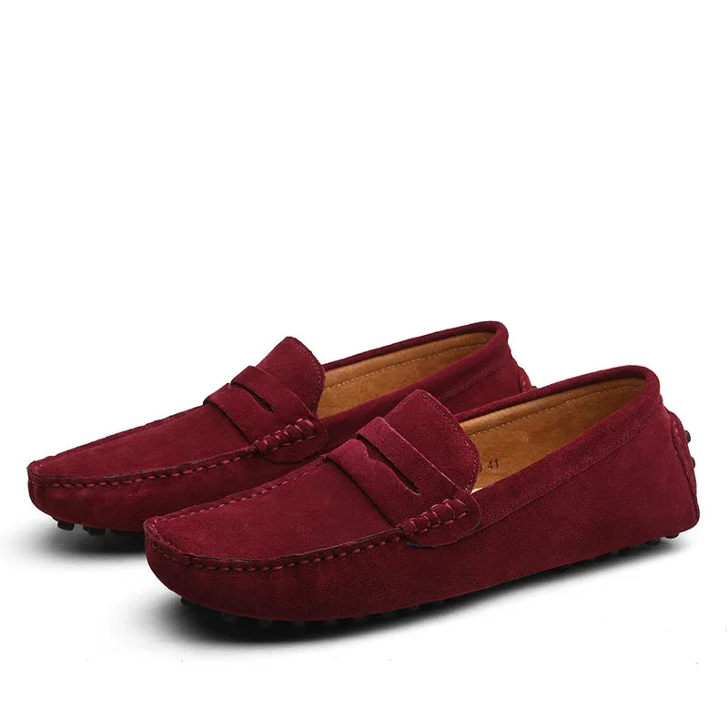 Lässige Wildleder Slipper