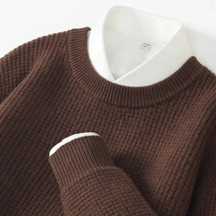 Eleganter Cashmere Strickpullover