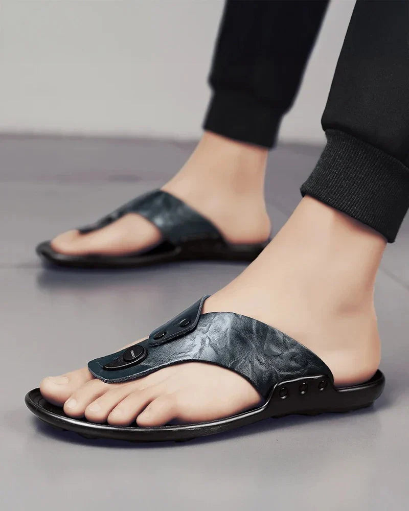 Elegante Leder Sandalen