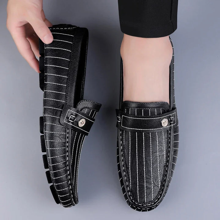 Schicke Leder-Loafers