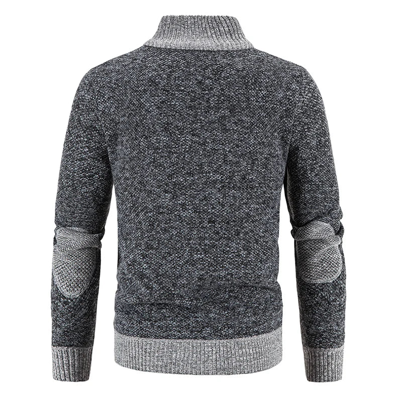 Eleganter Strickcardigan mit Reißverschluss
