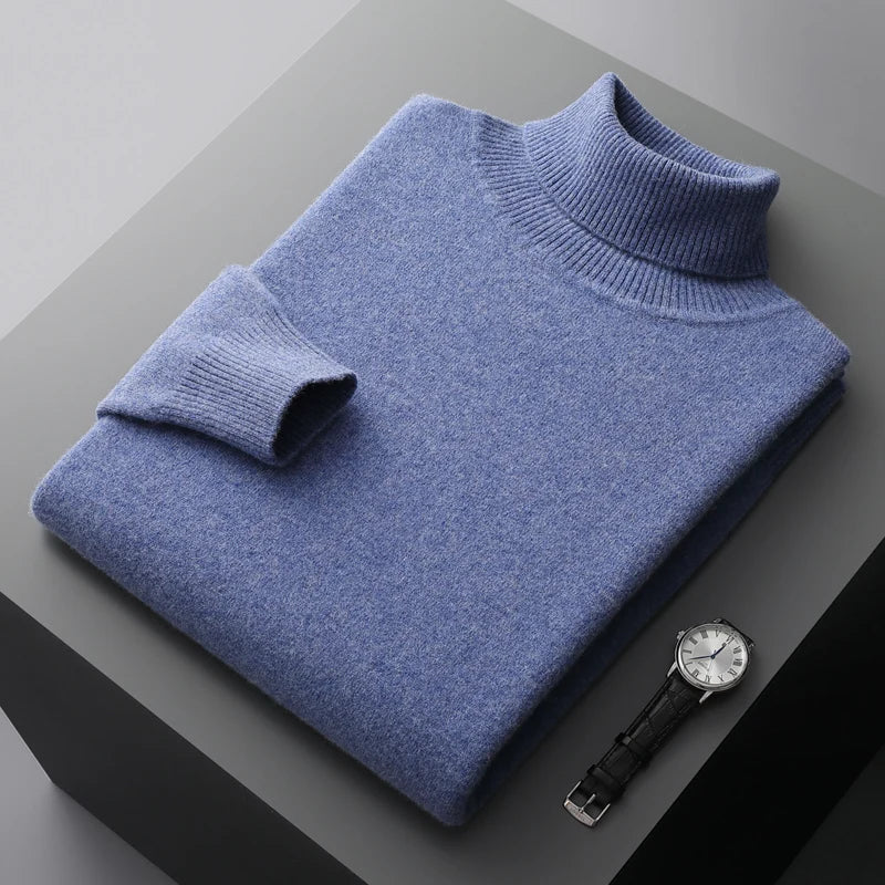 Monaco Merinowolle Rollkragenpullover
