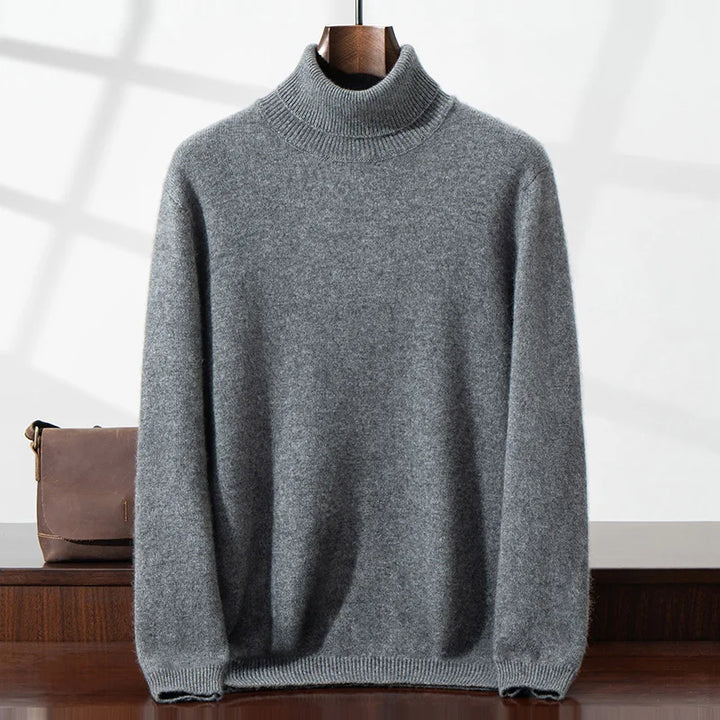 Eleganter Kaschmirrollkragenpullover