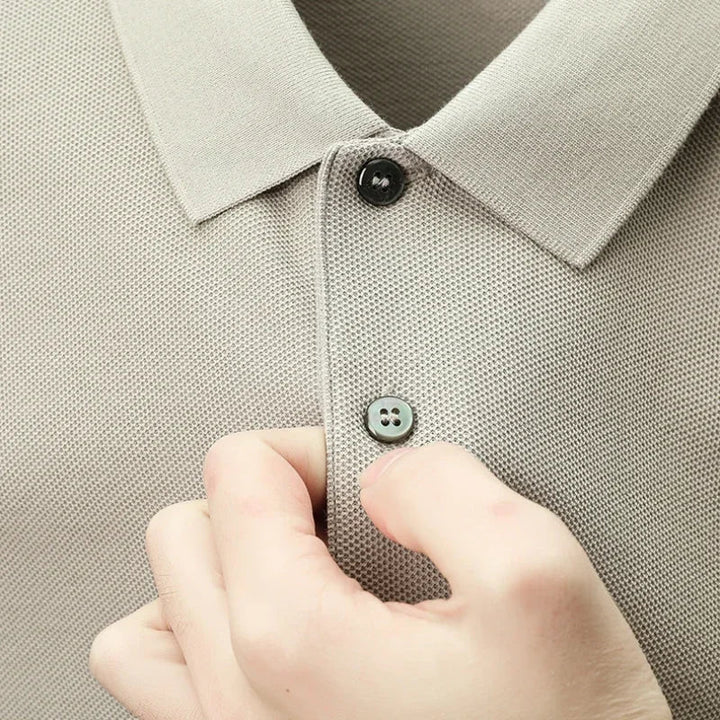 Lässiges Baumwoll-Poloshirt