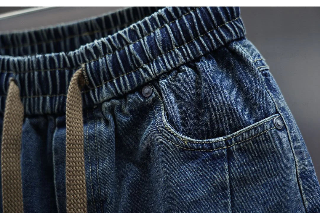 Laurent™ | Baggy-Jeans mit Gürtel