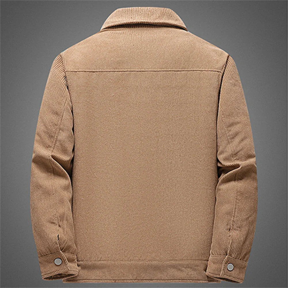 Elegante warme Cordjacke
