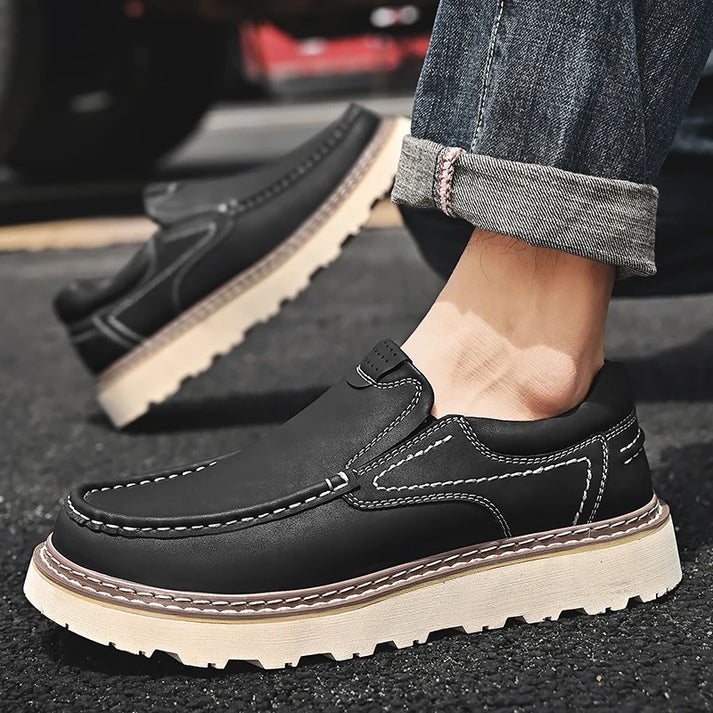 Elegante Leder Schuhe