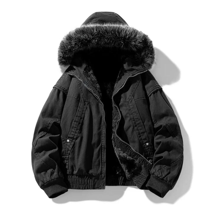 Elegante fleecegefütterte Cargojacke