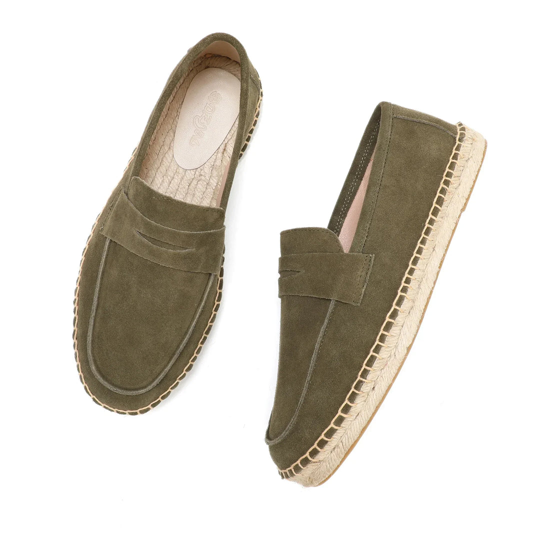 Elegante Wildleder-Espadrilles