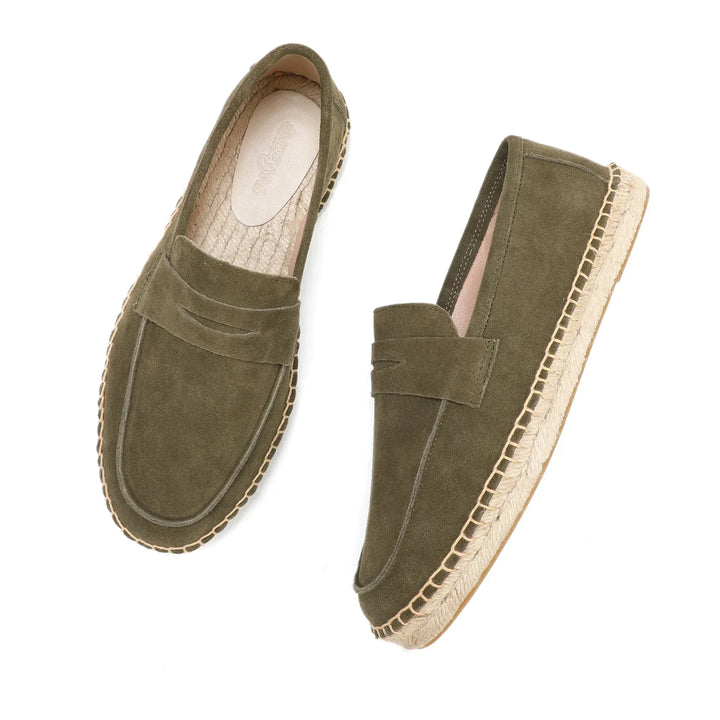 Elegante Wildleder-Espadrilles
