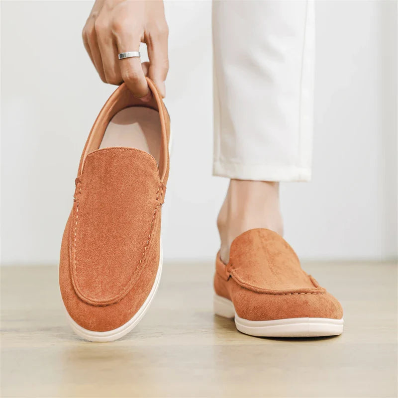 Lässige Wildleder Slipper