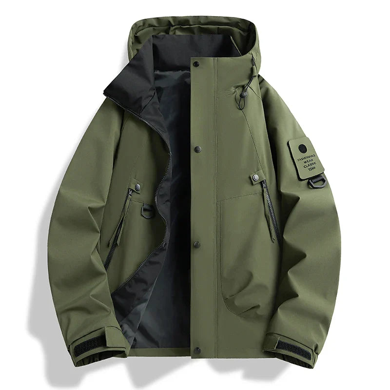Elegante Tech Shell-Jacke