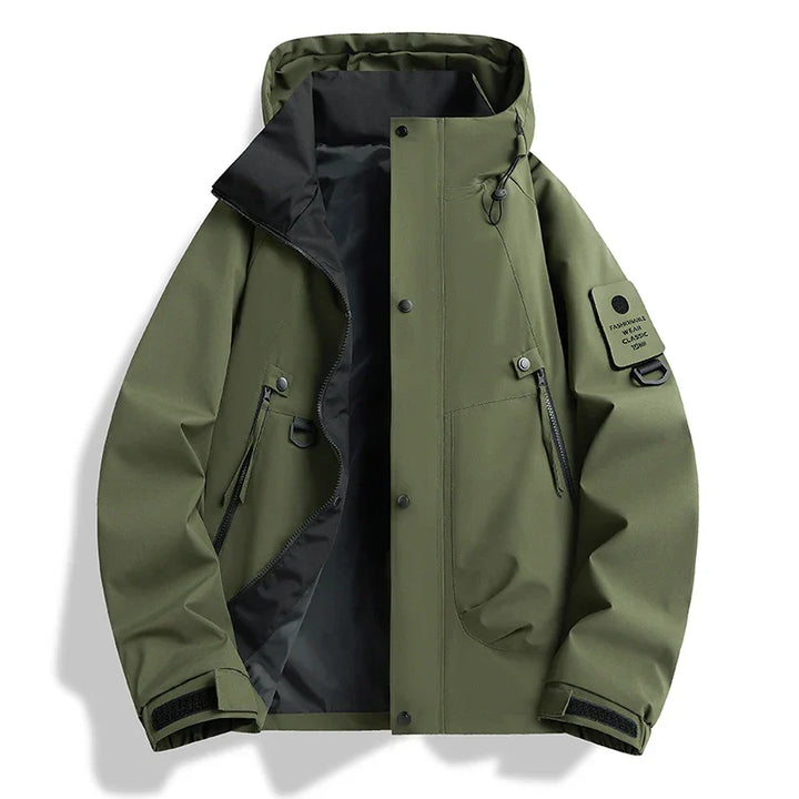 Elegante Tech Shell-Jacke