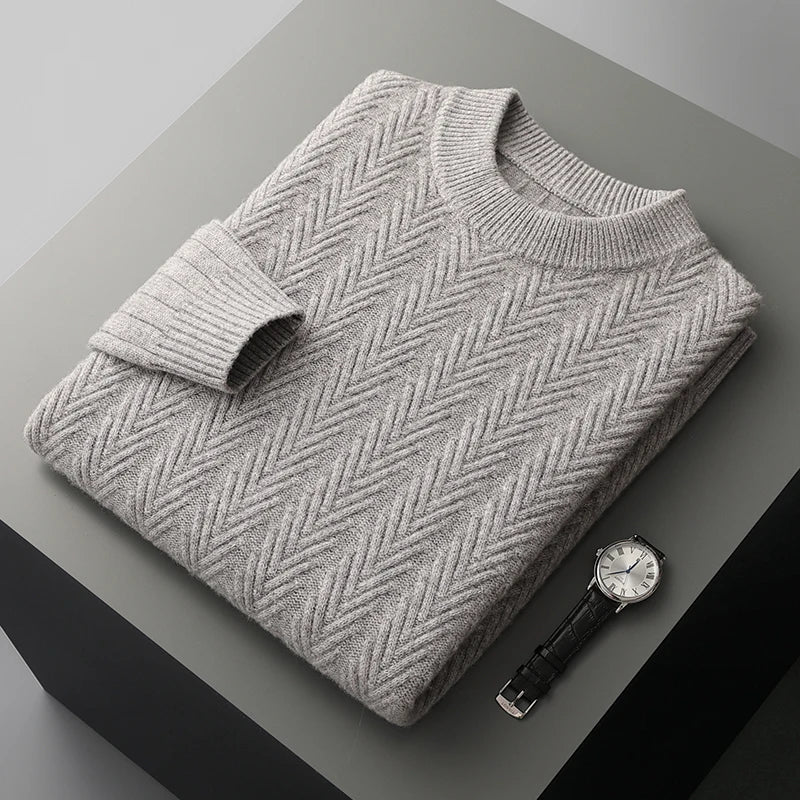 Eleganter dicker Kaschmirpullover