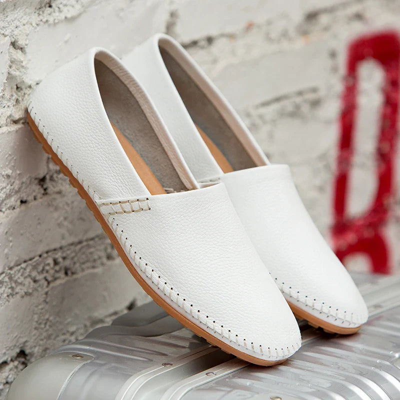 Leichte Leder Slipper