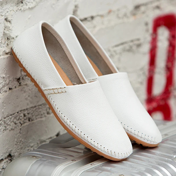 Leichte Leder Slipper