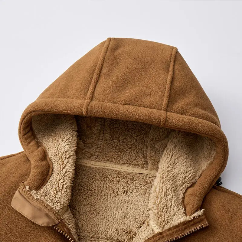 Elegante Woll-Winddichte Jacke