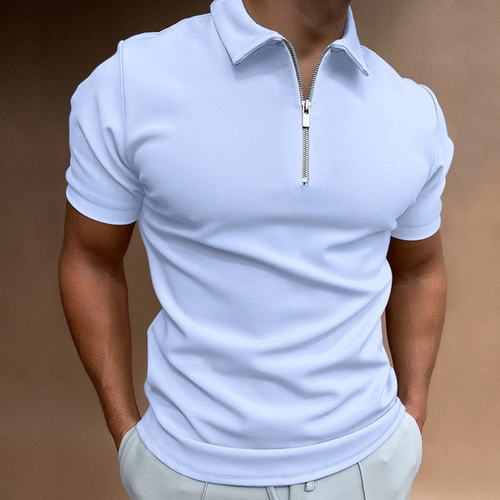 Reißverschluss Poloshirt