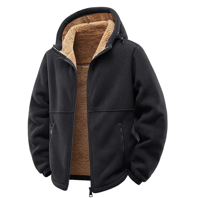 Elegante Woll-Winddichte Jacke