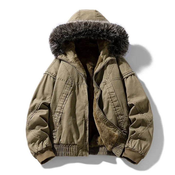 Elegante fleecegefütterte Cargojacke