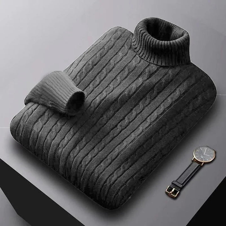 Premium Herren Rollkragenpullover