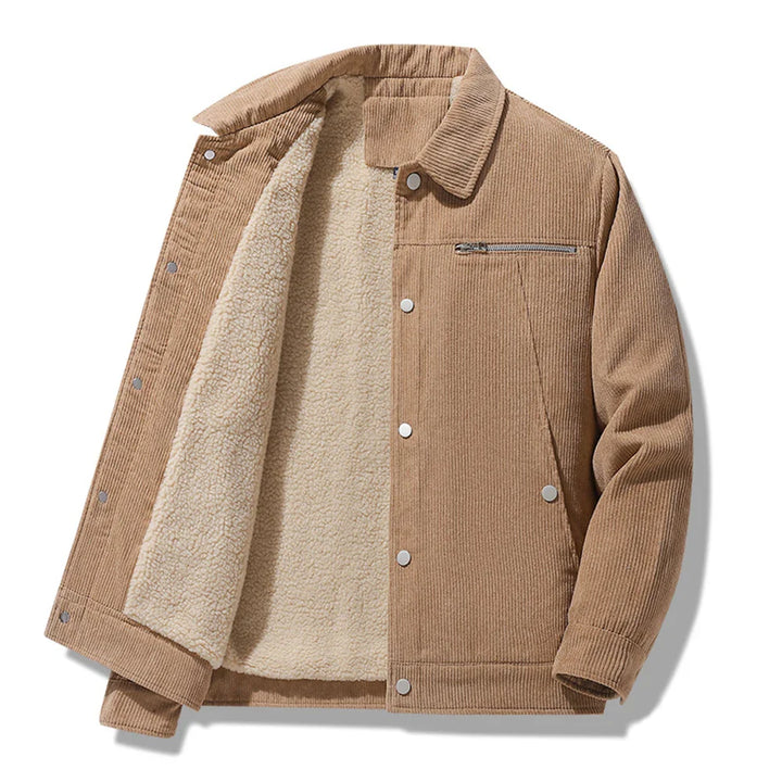 Elegante warme Cordjacke