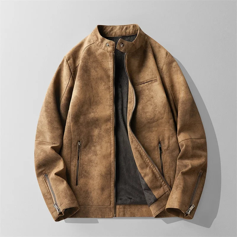 Elegante Lederjacke