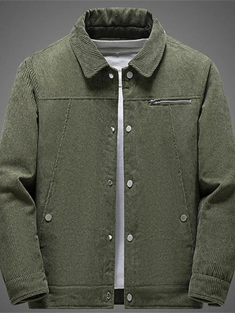Elegante warme Cordjacke