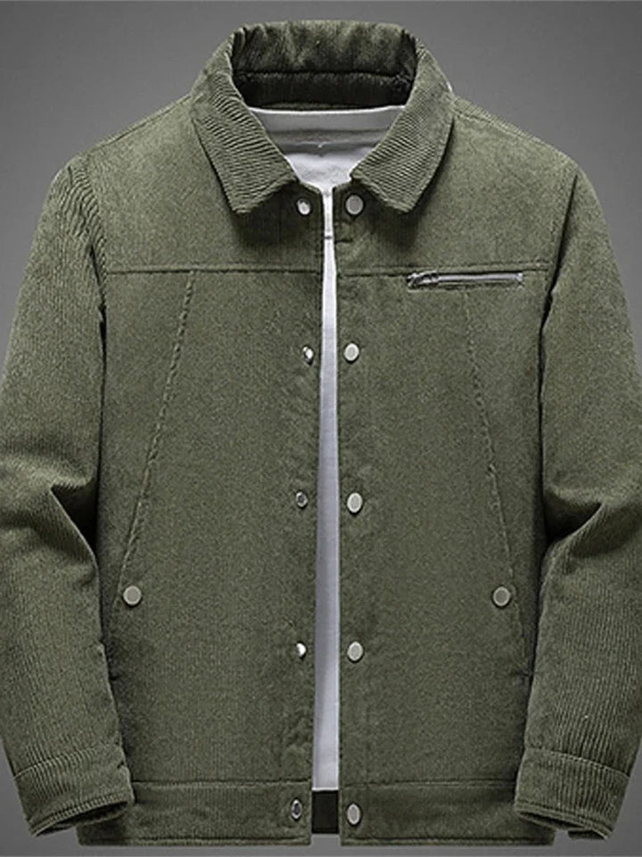 Elegante warme Cordjacke