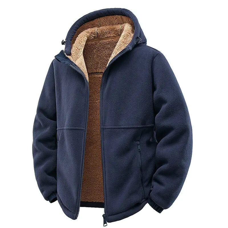 Elegante Woll-Winddichte Jacke