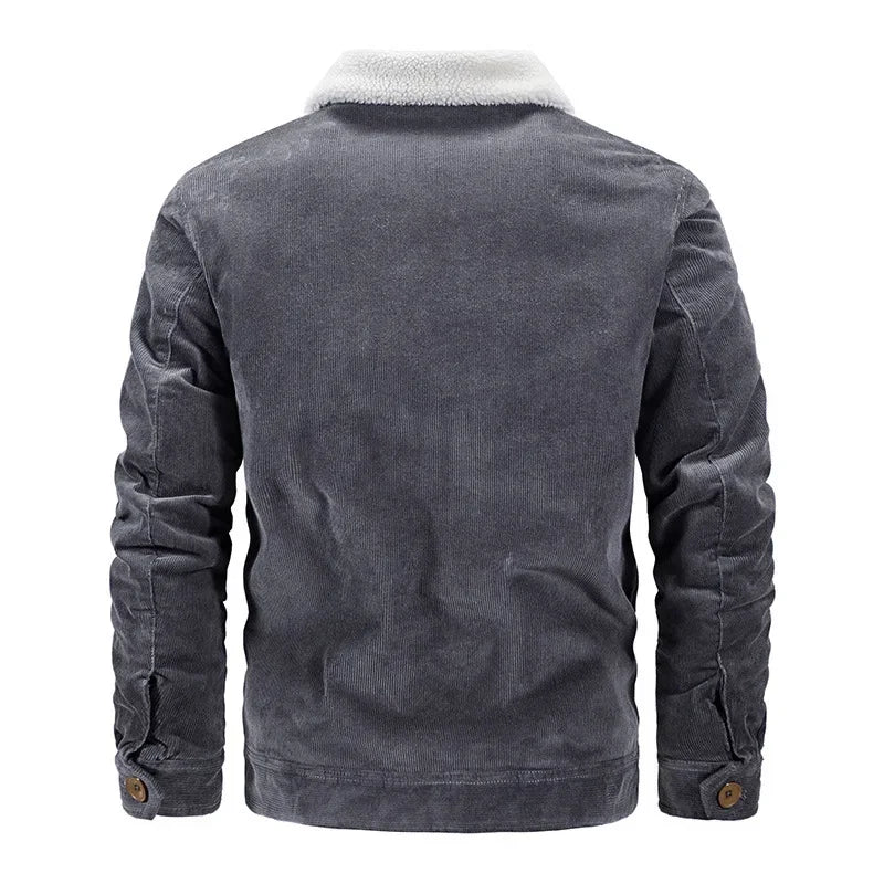 Elegante warme wattierte Baumwolljacke