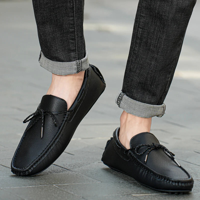 Handgefertigte Wildleder Loafers
