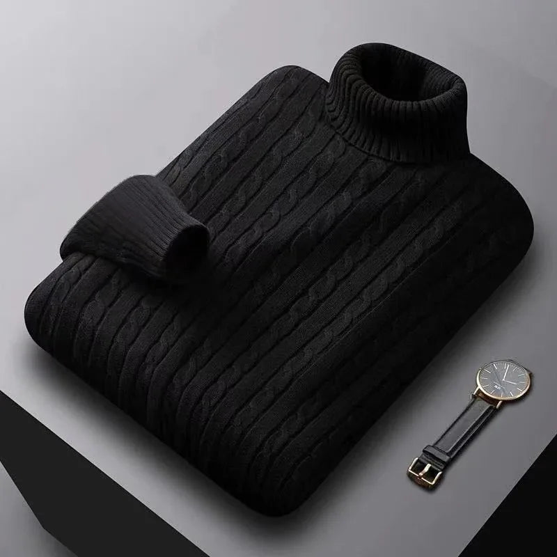 Premium Herren Rollkragenpullover