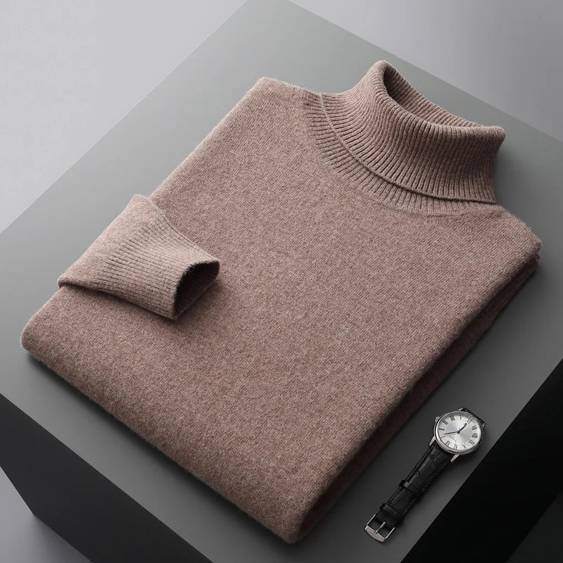 Monaco Merinowolle Rollkragenpullover