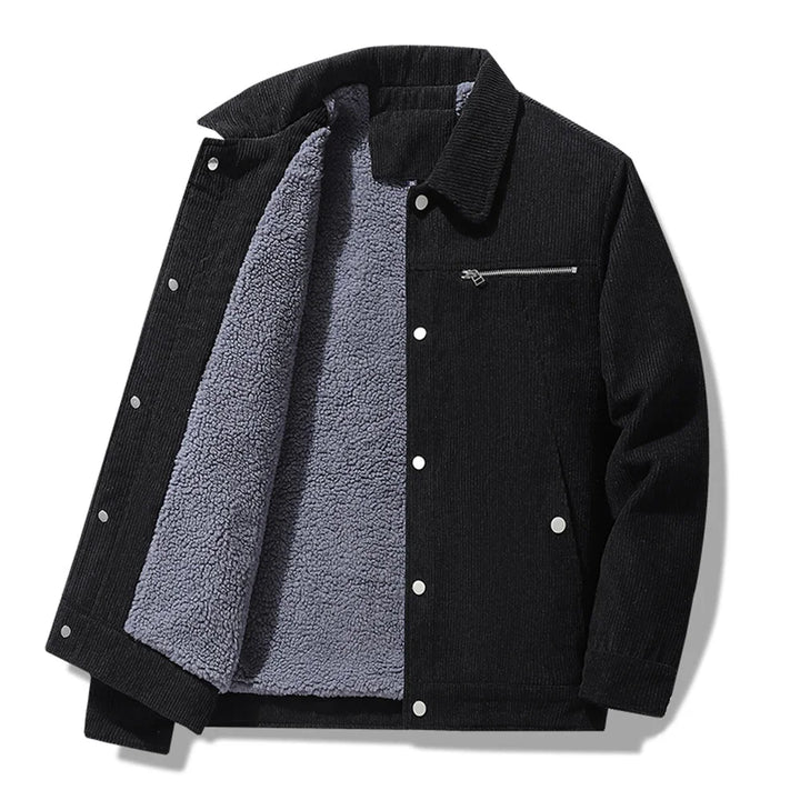 Elegante warme Cordjacke
