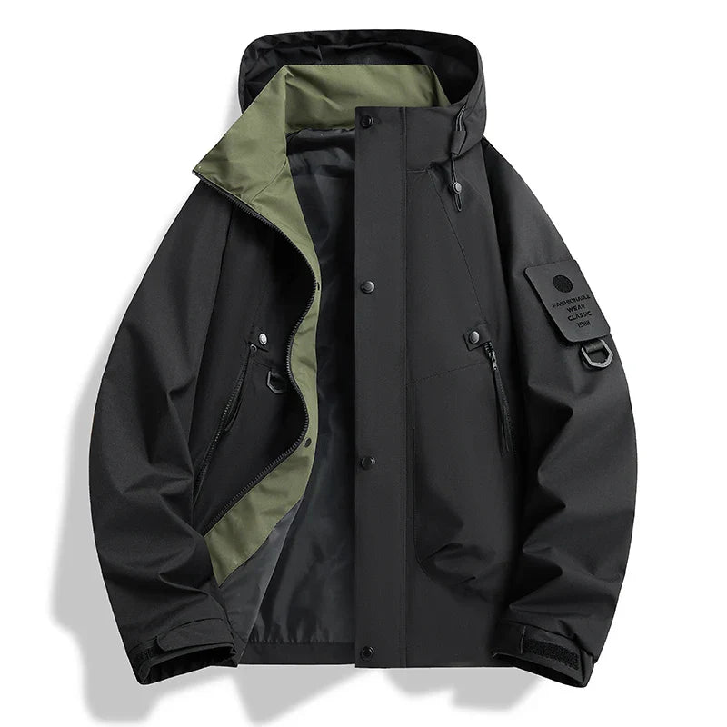 Elegante Tech Shell-Jacke