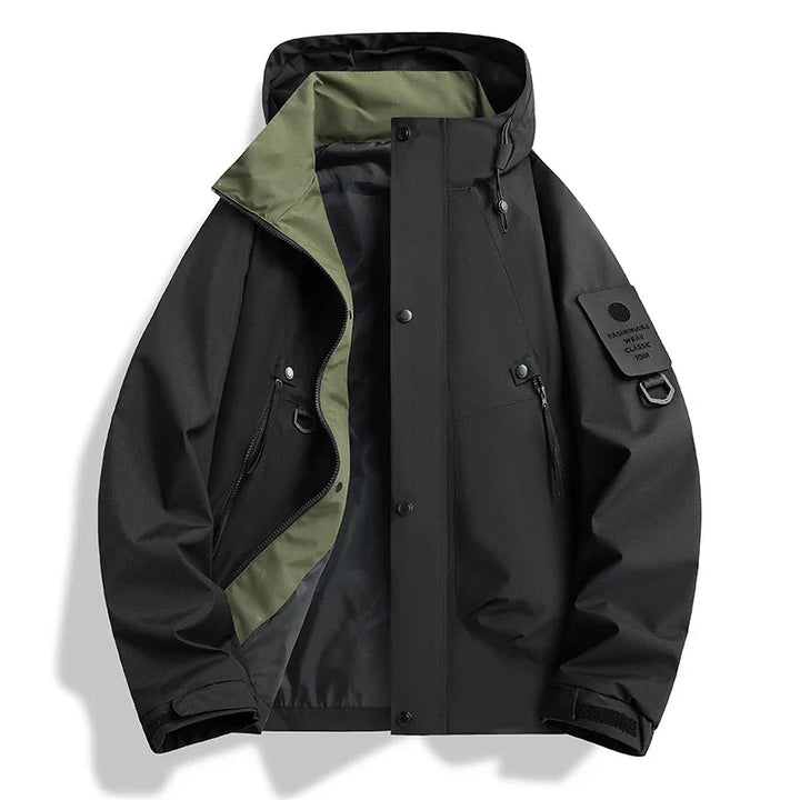 Elegante Tech Shell-Jacke