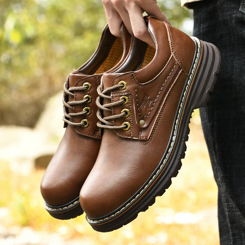 Britische Stil Leder Oxford Schuhe