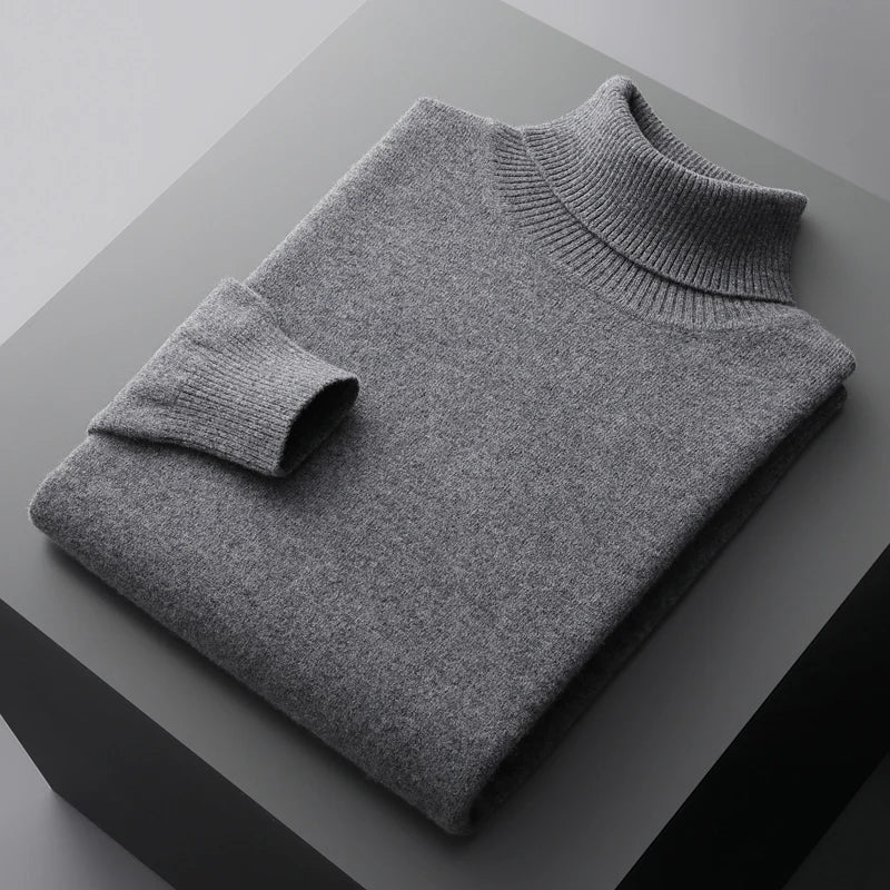 Monaco Merinowolle Rollkragenpullover