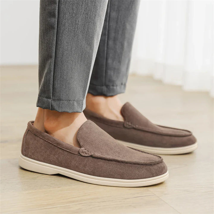 Lässige Wildleder Slipper