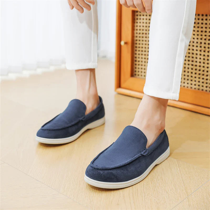 Lässige Wildleder Slipper