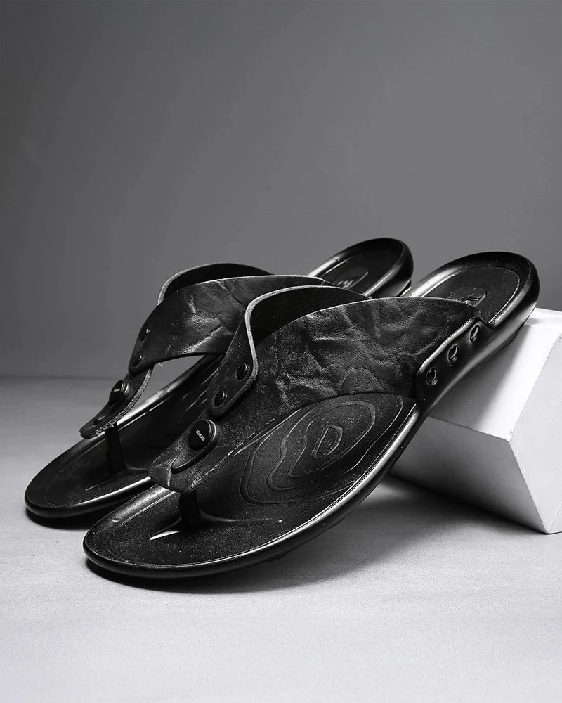 Elegante Leder Sandalen