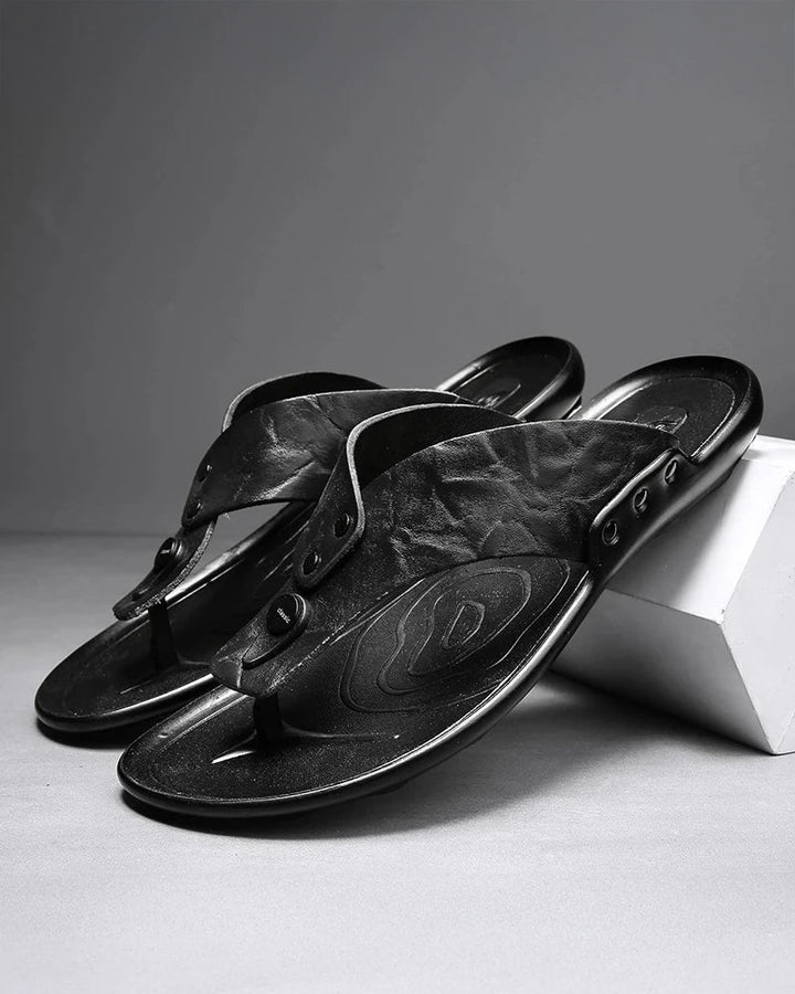 Elegante Leder Sandalen